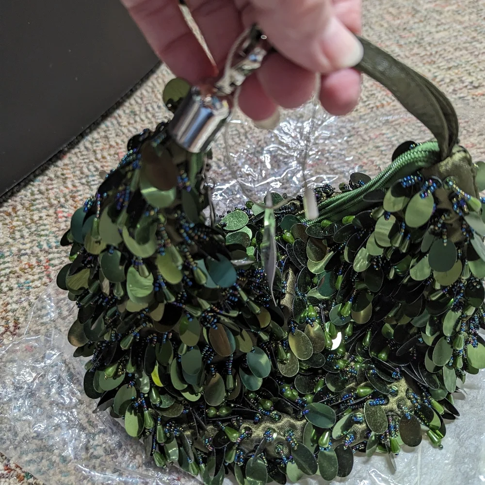 3 Brand‎ new beaded Ebisu hobo purse gorgeous